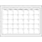 WallPops White Monthly Dry Erase Calendar, 2ct.